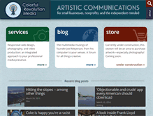 Tablet Screenshot of colorfulrevolution.com